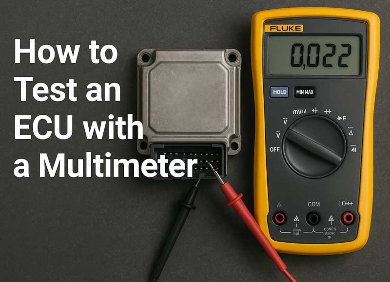 How to test an ECU with a Multimeter?