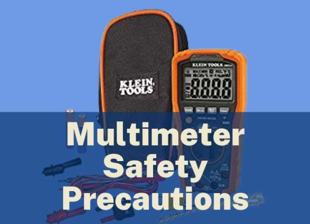 Multimeter Safety Precautions