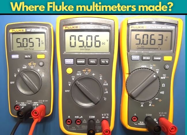 Which Fluke multimeters are made in the USA?